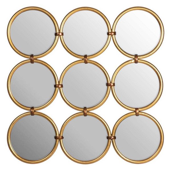 Espejo oro hierro múltiple ( composición espejos )