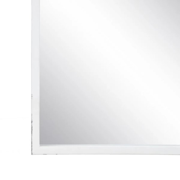 Espejos ventana blanco metal-cristal.
