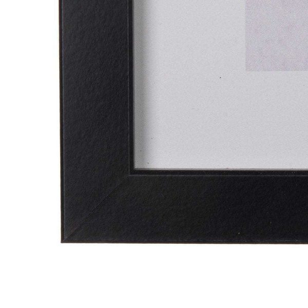 Cuadros impresión abstracto marco negro.