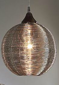 Lámpara de bola de hilo de aluminio