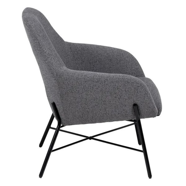 sillón pequeño gris