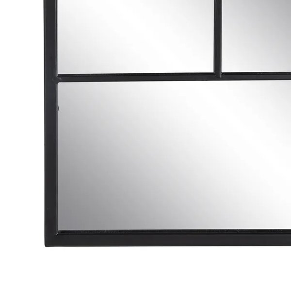 Espejo negro metal de 60 cm