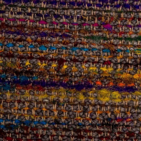 Alfombra de yute algodón multicolor trenzado