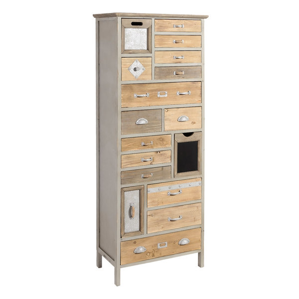 Mueble auxiliar madera gris