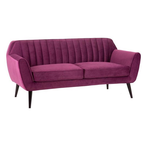 sofá 2 plazas terciopelo púrpura