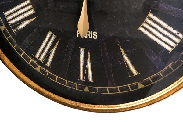 reloj grande oro  negro de 80 cm