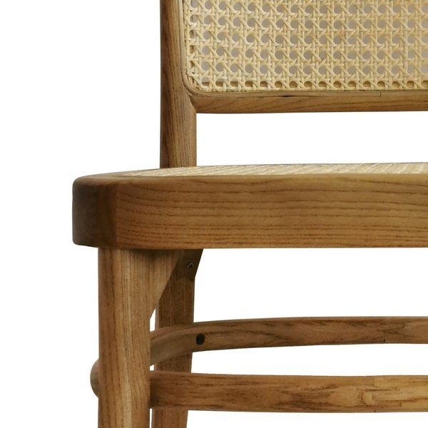 sillón madera natural