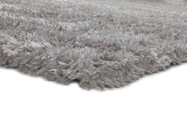 alfombra pelo gris