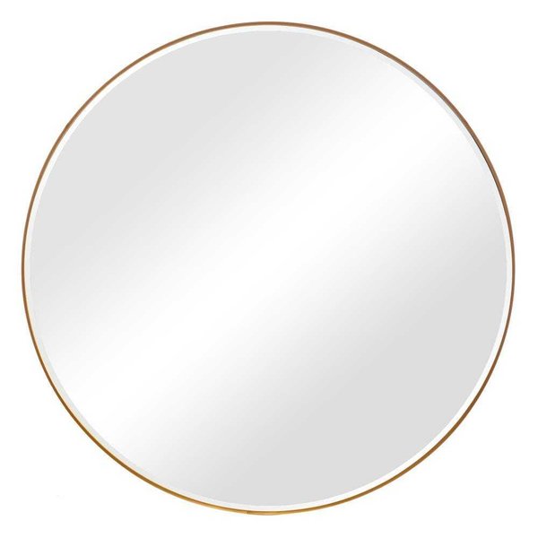 Espejo oro redondo de 80